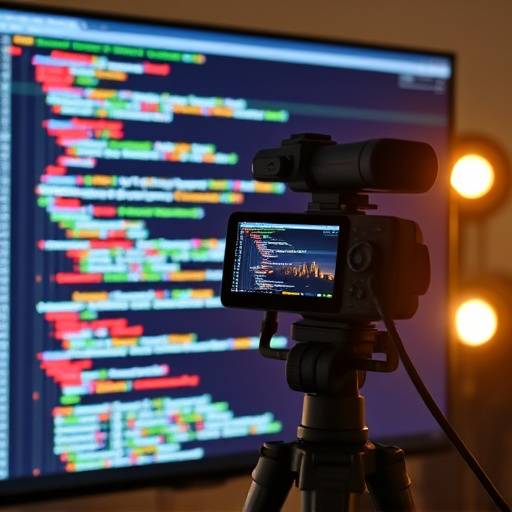 Capture d'écran d'un logiciel de lecture d'écran en action, affichant le code d'une page web.
