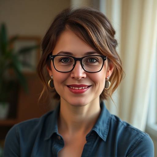 Portrait de Mme. Sophie Martin, professeure de sc√©nario et √©criture de dialogues